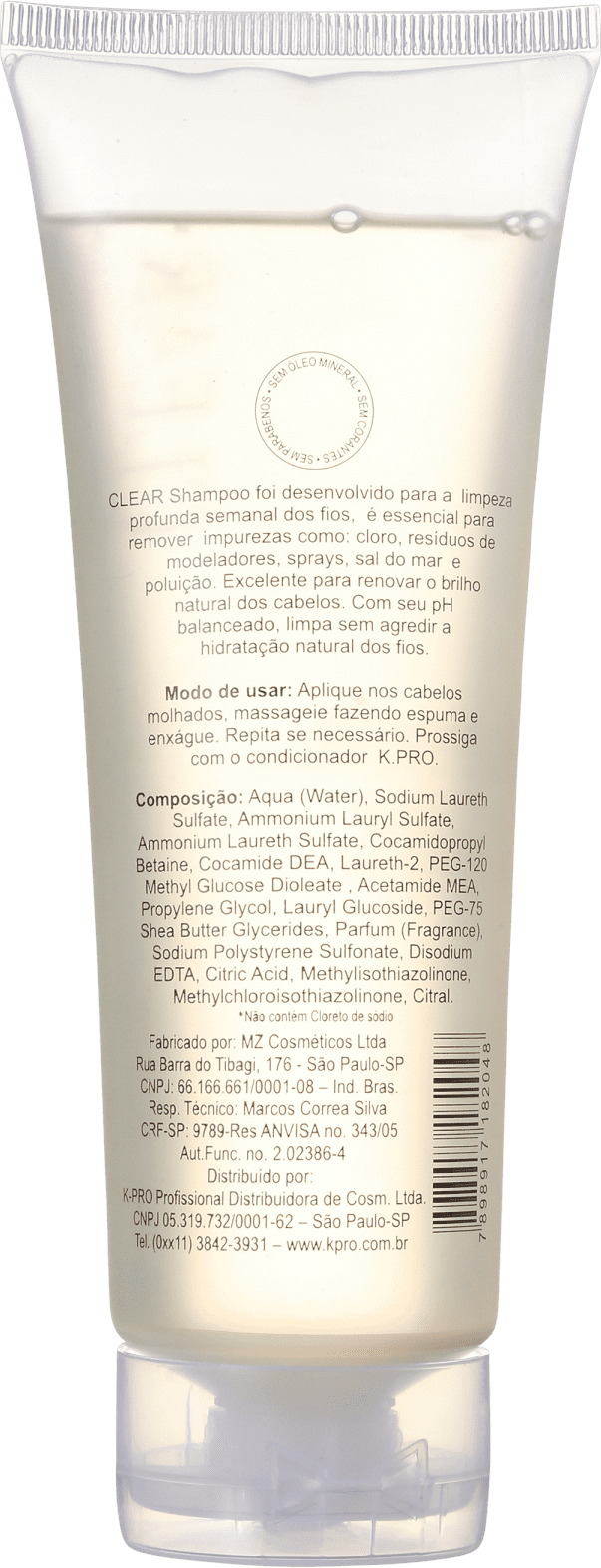 K.Pro Clear - Shampoo Antirresíduo 240ml