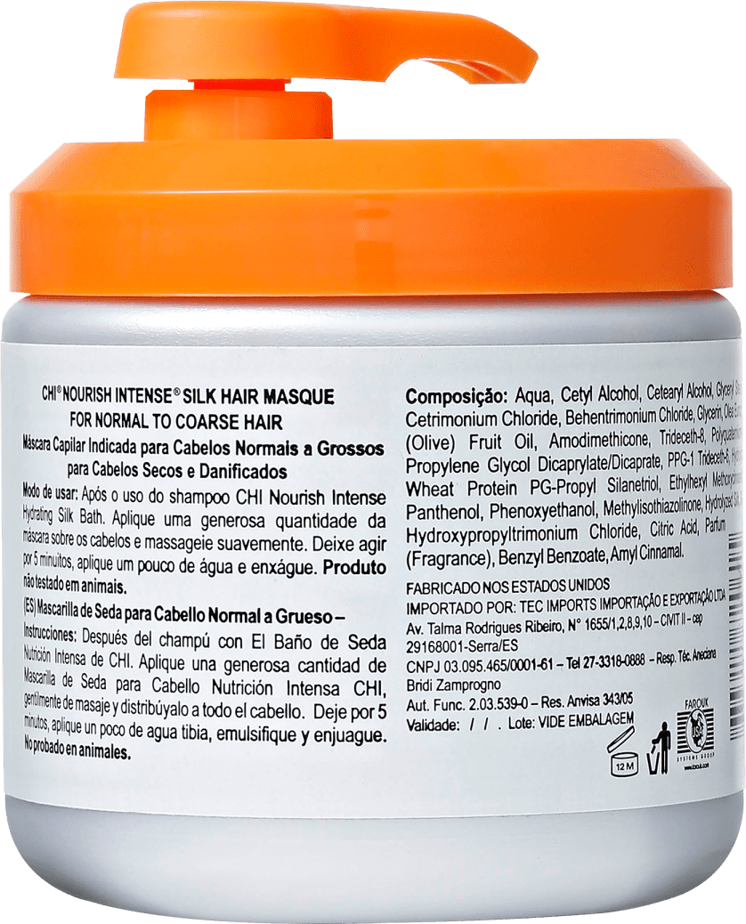 CHI Nourish Intense Normal to Coarse Hair - Máscara de Nutrição 473ml