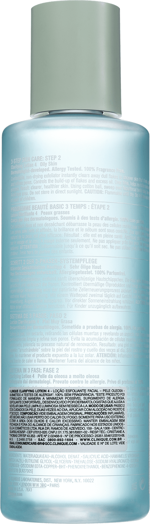 Clinique Clarifying Lotion 4 - Loção Esfoliante Facial 400ml