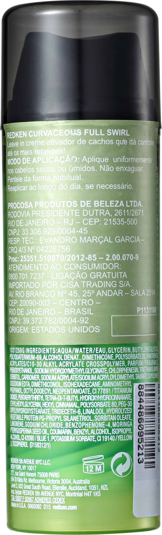 Redken Curvaceous Full Swirl - Ativador de Cachos 150ml