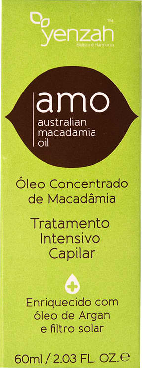 Yenzah AMO Australian Macadamia Oil - Óleo Capilar 60ml