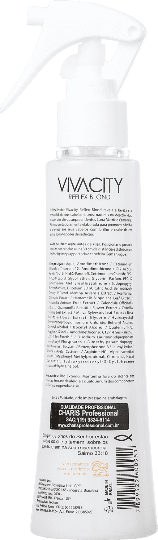 Charis Vivacity Reflex Blond Camomila - Spray de Brilho 150ml