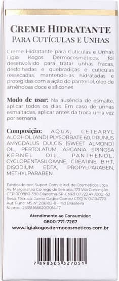 Ligia Kogos - Creme para as Unhas e Cutículas 15g