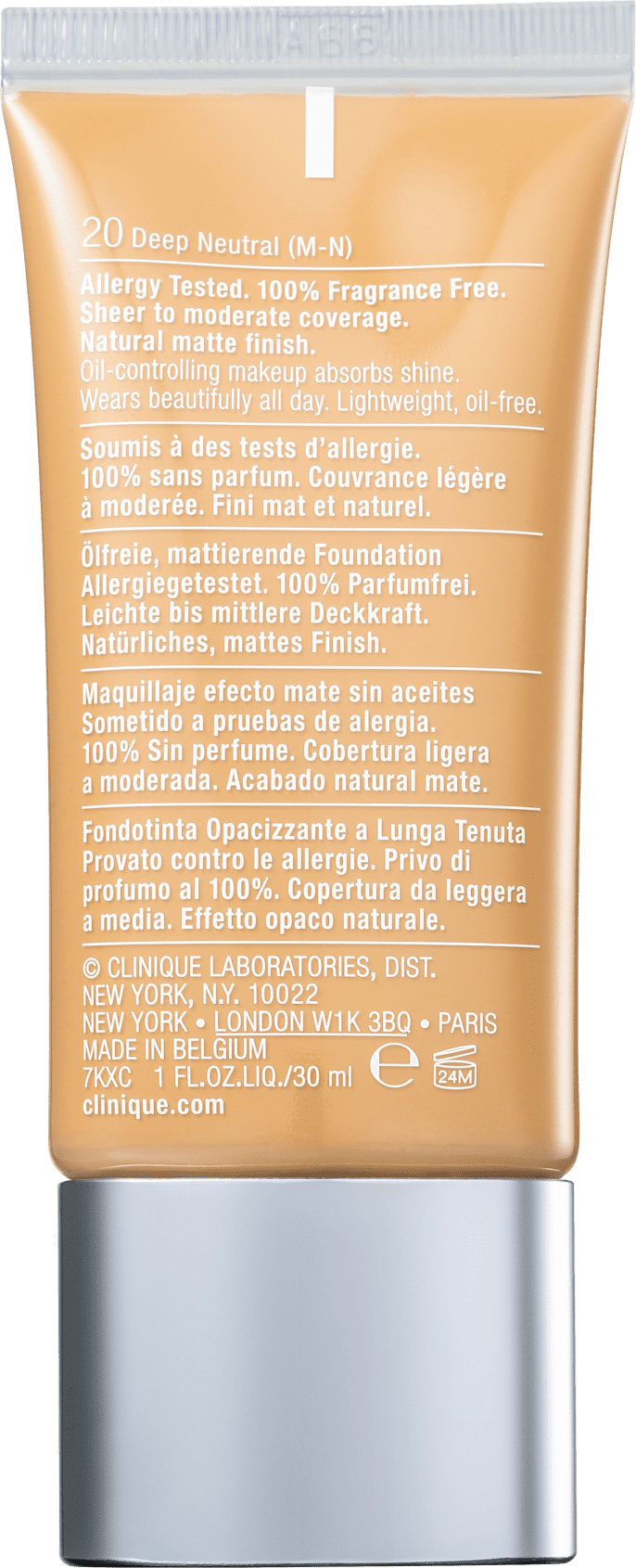 Clinique Stay Matte Oil Free Makeup 08 Golden Neutral - Base Líquida 30ml