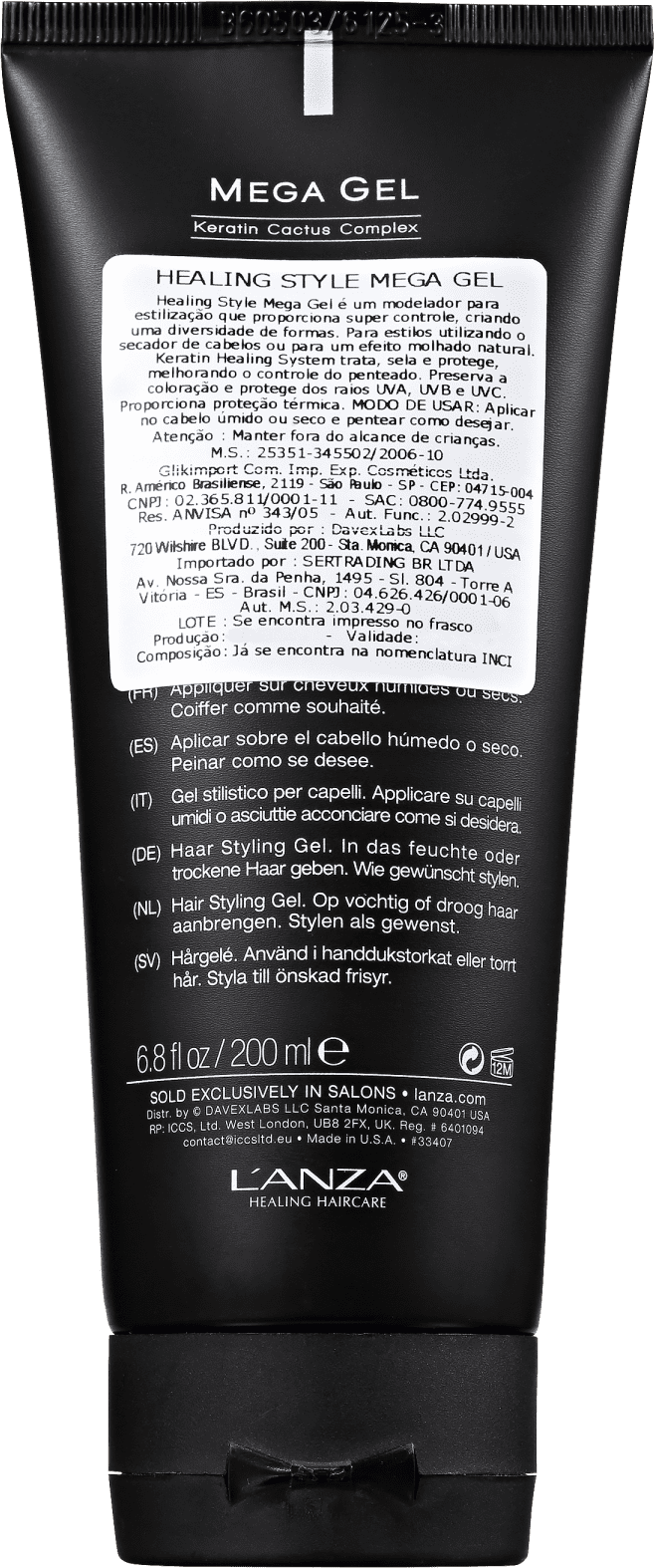 L'Anza Healing Style Mega - Gel Fixador 200ml