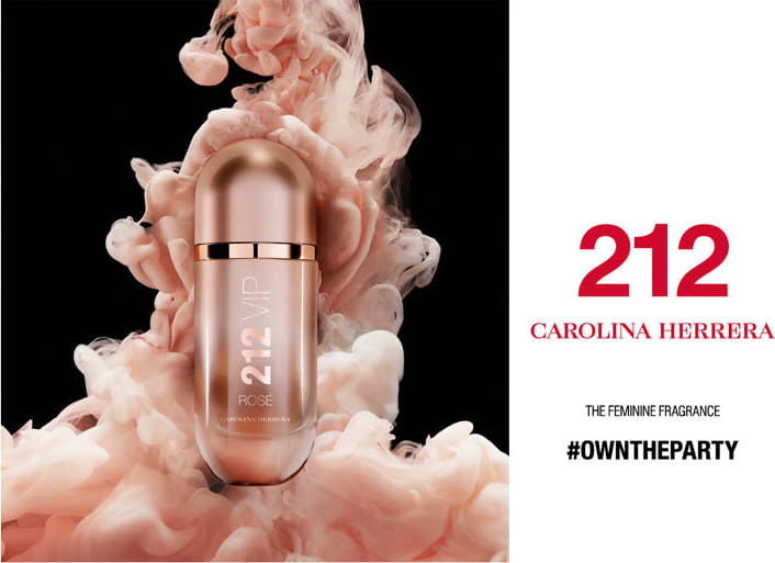 212 VIP Rosé Carolina Herrera Eau de Parfum - Perfume Feminino 80ml