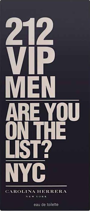 212 VIP Men Carolina Herrera Eau de Toilette - Perfume Masculino 200ml