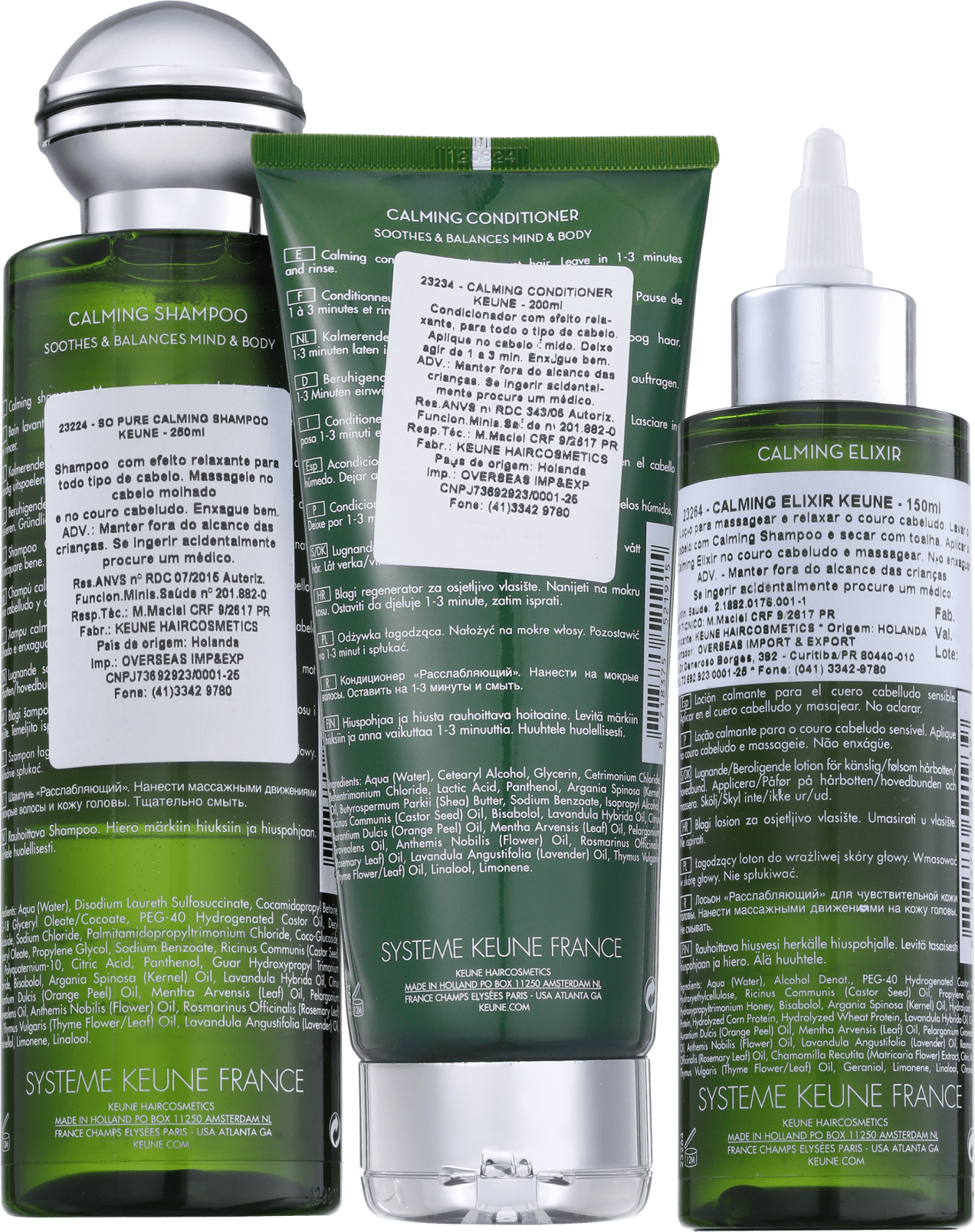 Kit Keune So Pure Calming Elixir (3 Produtos)