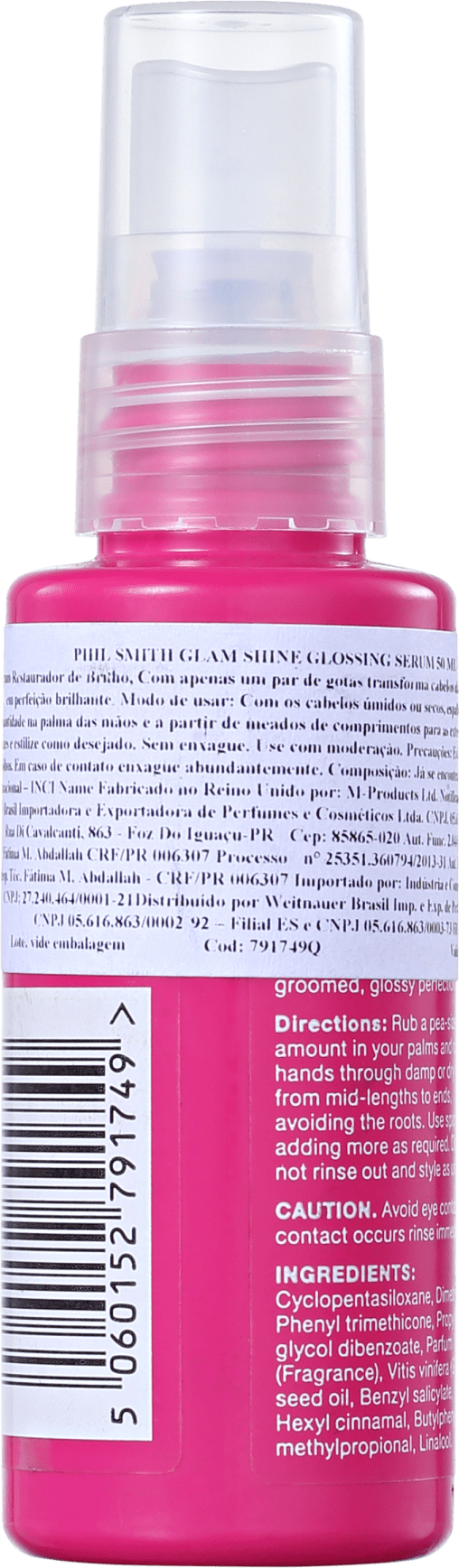 Phil Smith Glam Shine Glossing - Sérum Capilar 50ml