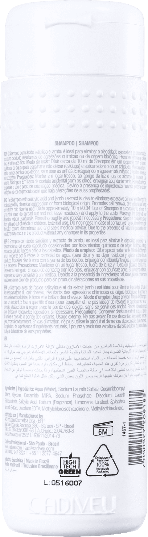 Cadiveu Professional Detox - Shampoo 250ml