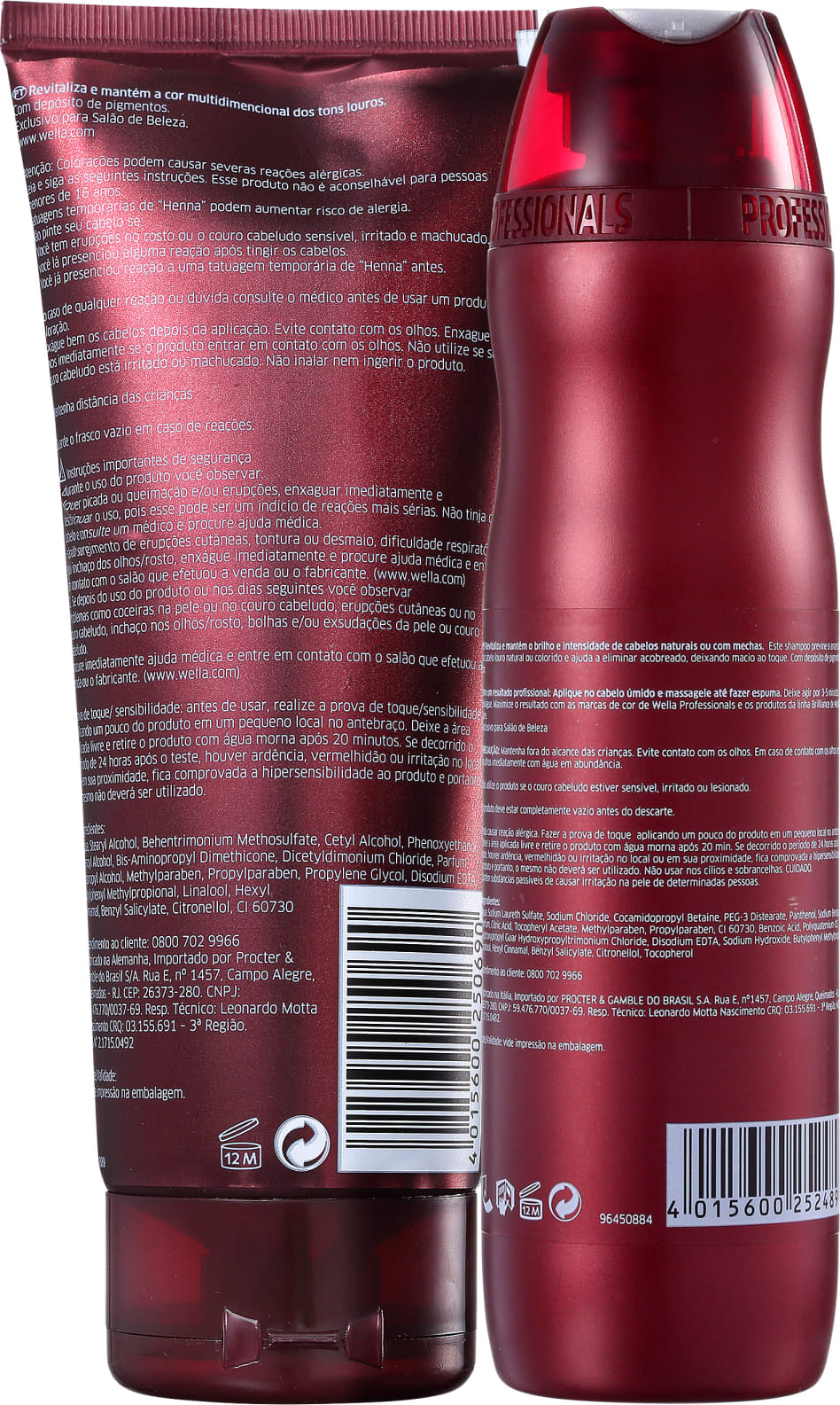 Kit Wella Professionals Color Recharge Cool Blonde Duo (2 Produtos)