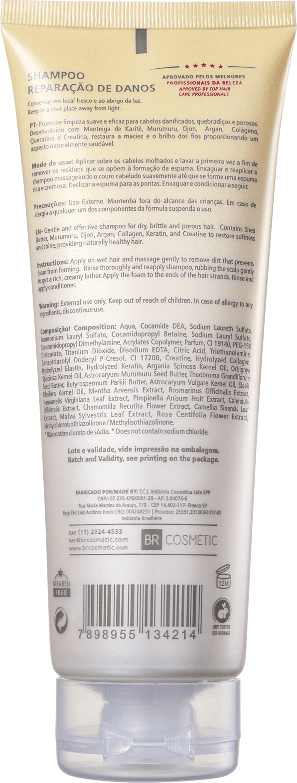 Jacques Janine Professionnel Pós Tratamento Reparação de Danos - Shampoo 240ml