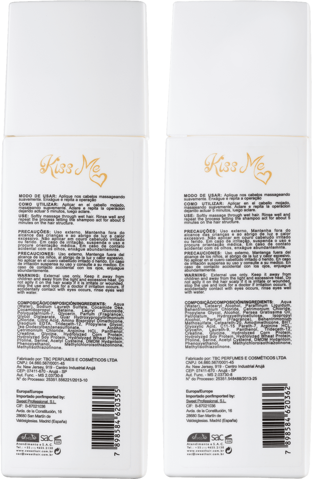 Kit Sweet Hair Kiss Me Curl Hair Duo (2 Produtos)