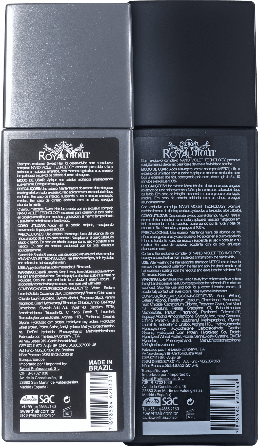 Kit Sweet Hair Kiss Me Platinum Silver Duo (2 Produtos)