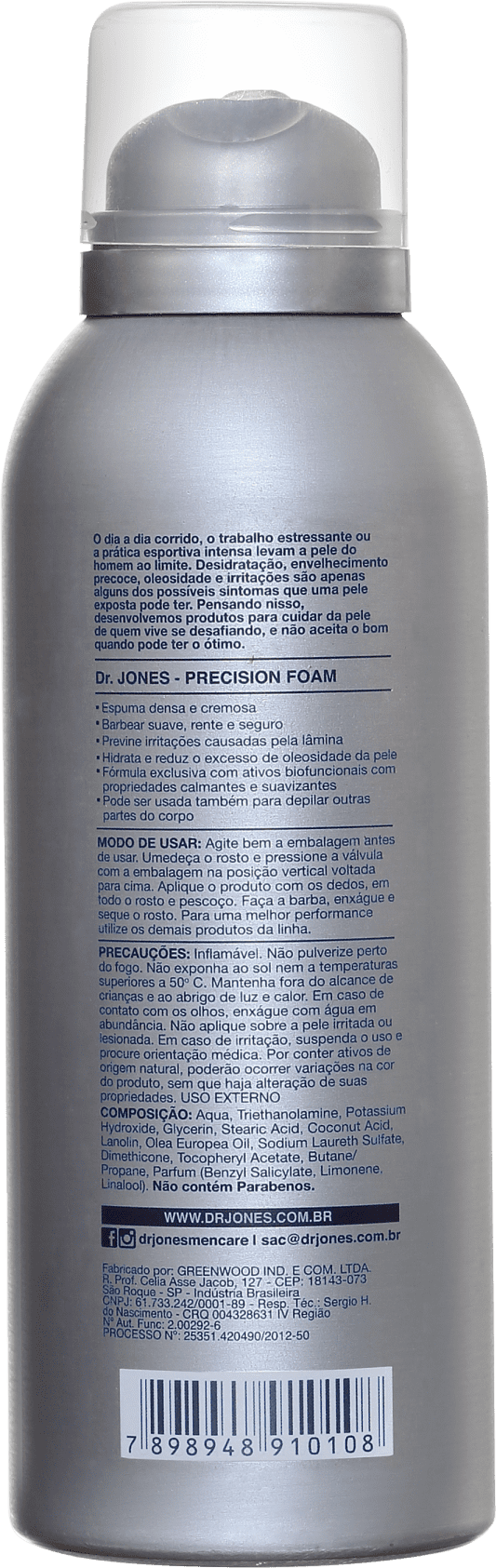 Dr. Jones Precision Foam - Espuma de Barbear 160ml