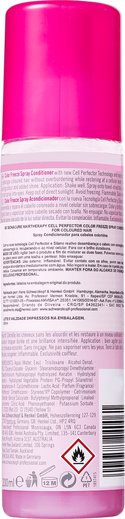 Schwarzkopf Professional BC Bonacure Color Freeze - Leave-in 200ml