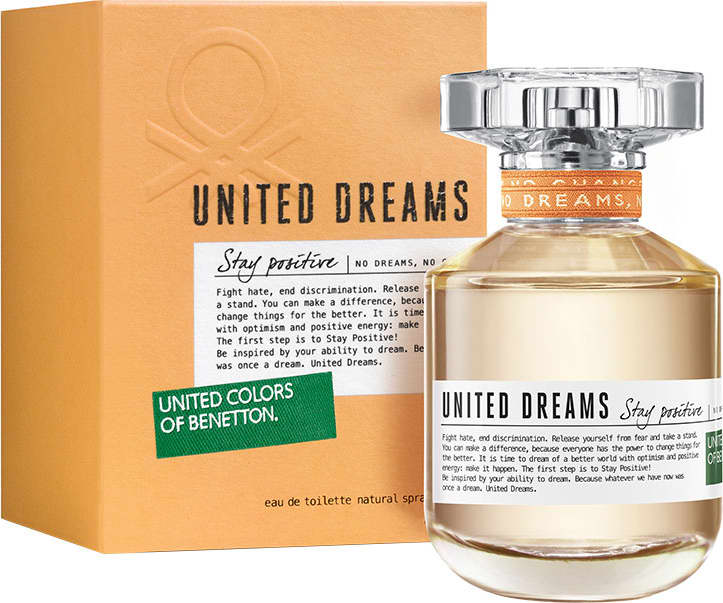 United Dreams Stay Positive Benetton Eau de Toilette - Perfume Feminino 50ml