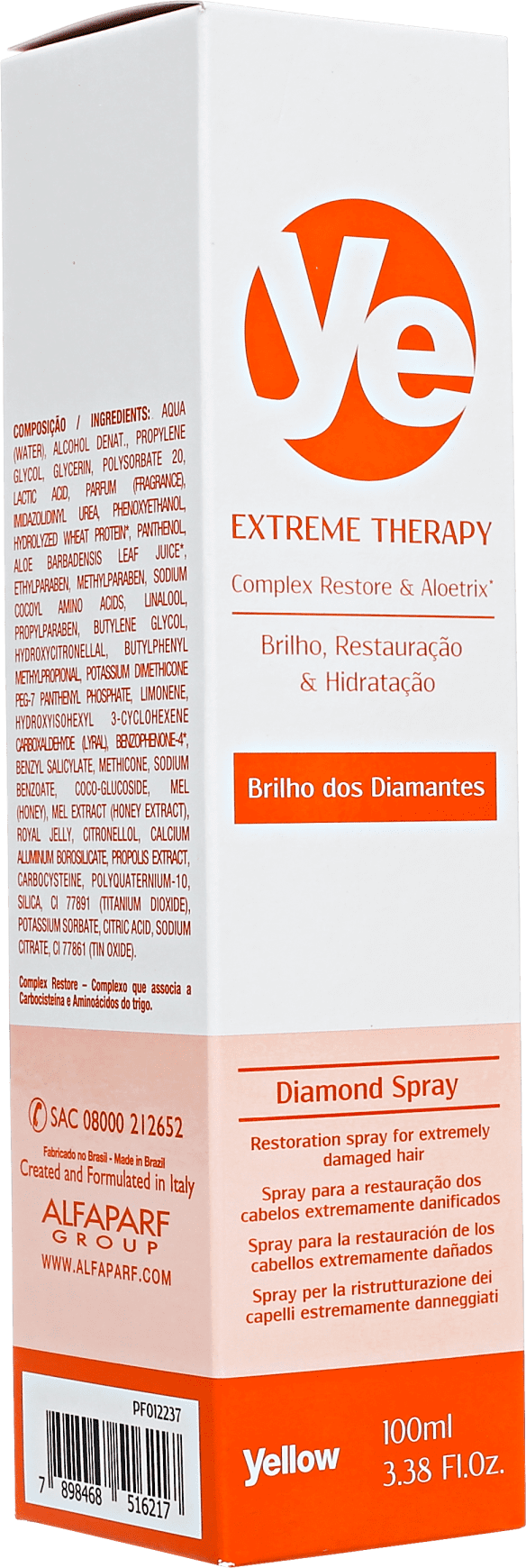 Yellow Ye Extreme Therapy Diamond - Spray Leave-in 100ml