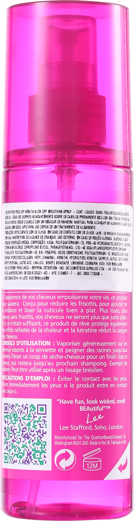 Lee Stafford Frizz Off Keratin Blow Dry Smoothing - Spray Protetor Térmico 200ml