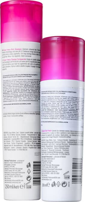 Kit Schwarzkopf Professional BC Bonacure Color Freeze Rich Duo (2 Produtos)