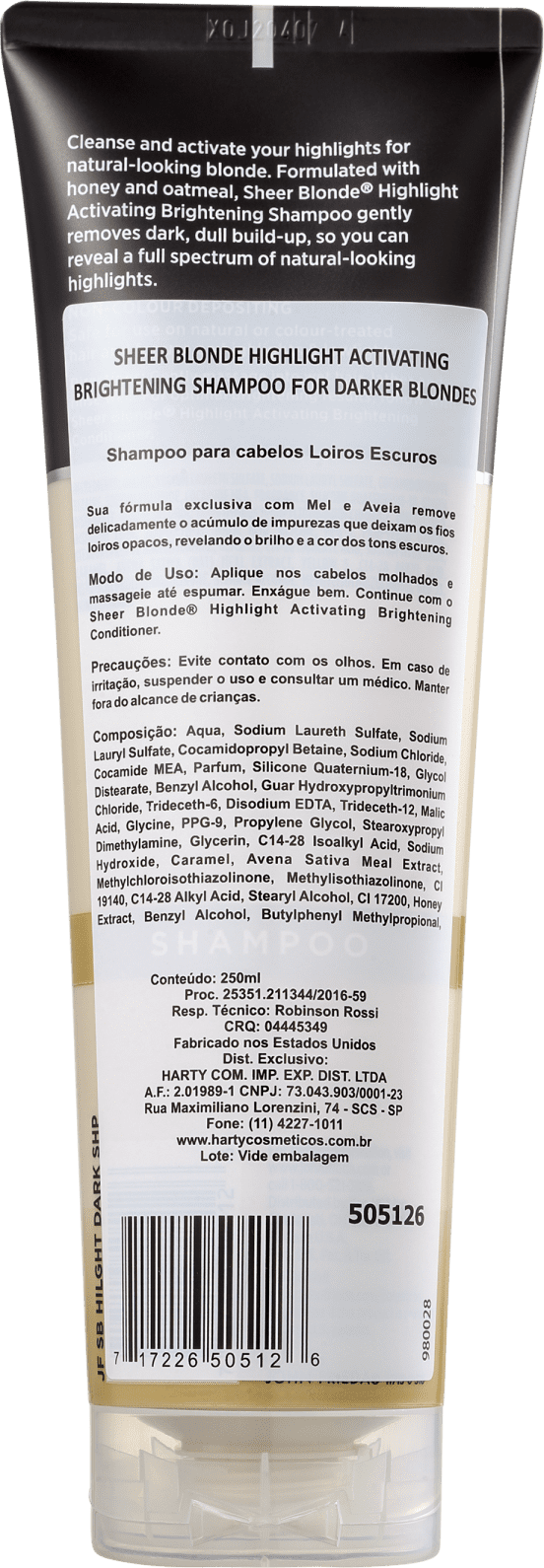 John Frieda Sheer Blonde Highlight Activating Darker Blondes - Shampoo 250ml