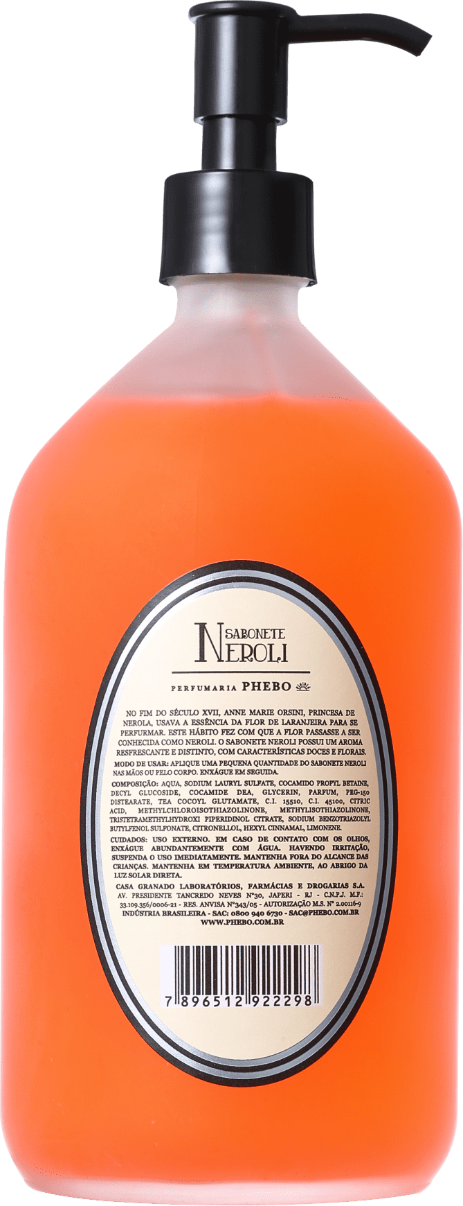 Perfumaria Phebo Neroli - Sabonete Líquido 500ml