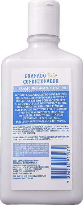 Granado Bebê Lavanda - Condicionador 250ml