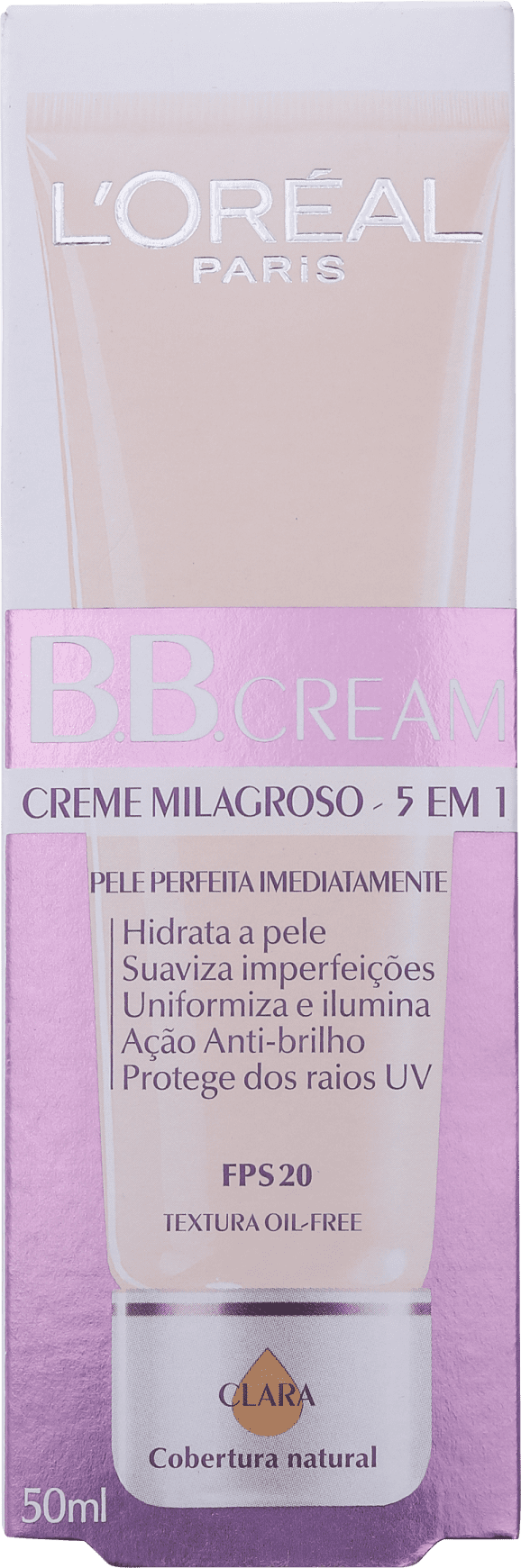 L'Oréal Paris 5 em 1 FPS 20 Clara - BB Cream 50ml