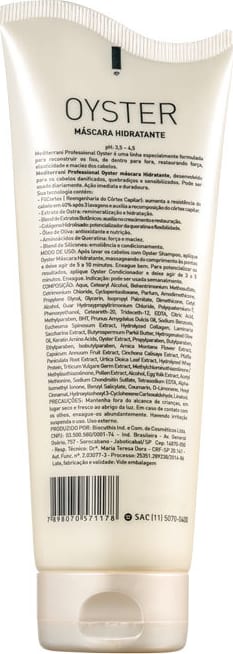 Mediterrani Oyster - Máscara Capilar 200g