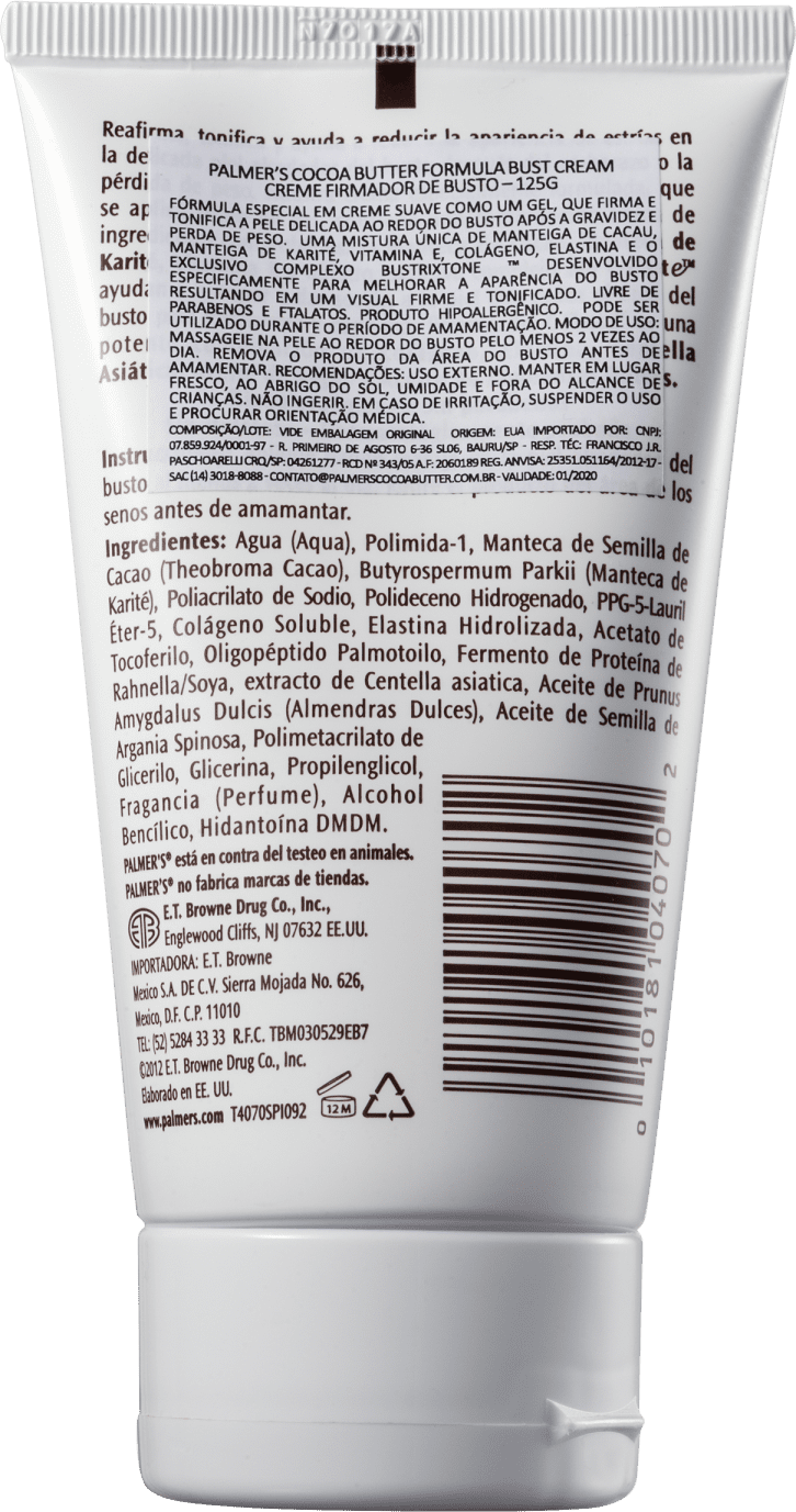 Palmer's Cocoa Butter Formula Bust Cream - Creme Firmador de Seios 125ml
