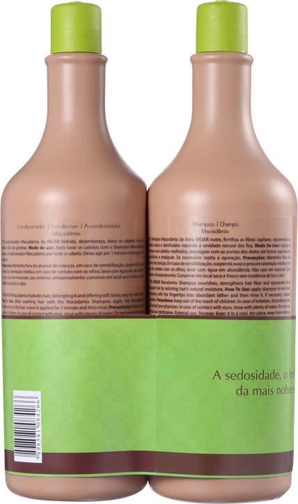 Kit Inoar Macadâmia Oil Premium Tratamento Diário 1000ml (2 Produtos)
