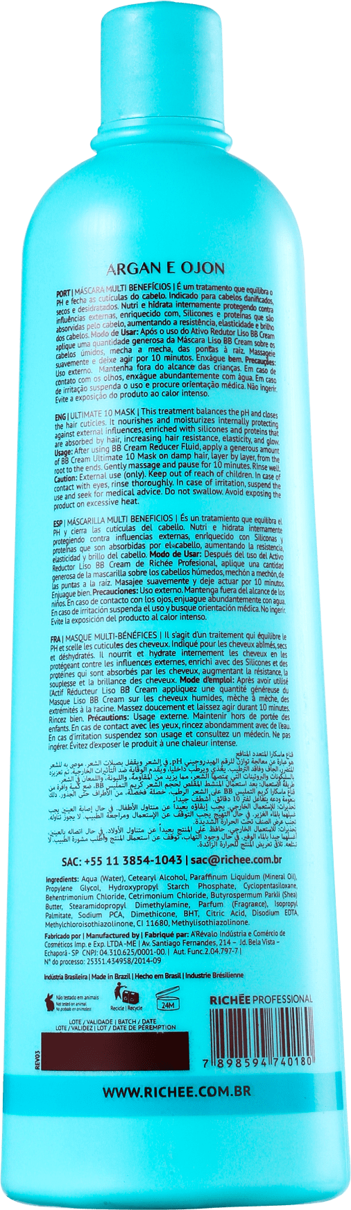Richée Professional BB Cream - Máscara Capilar 1000ml