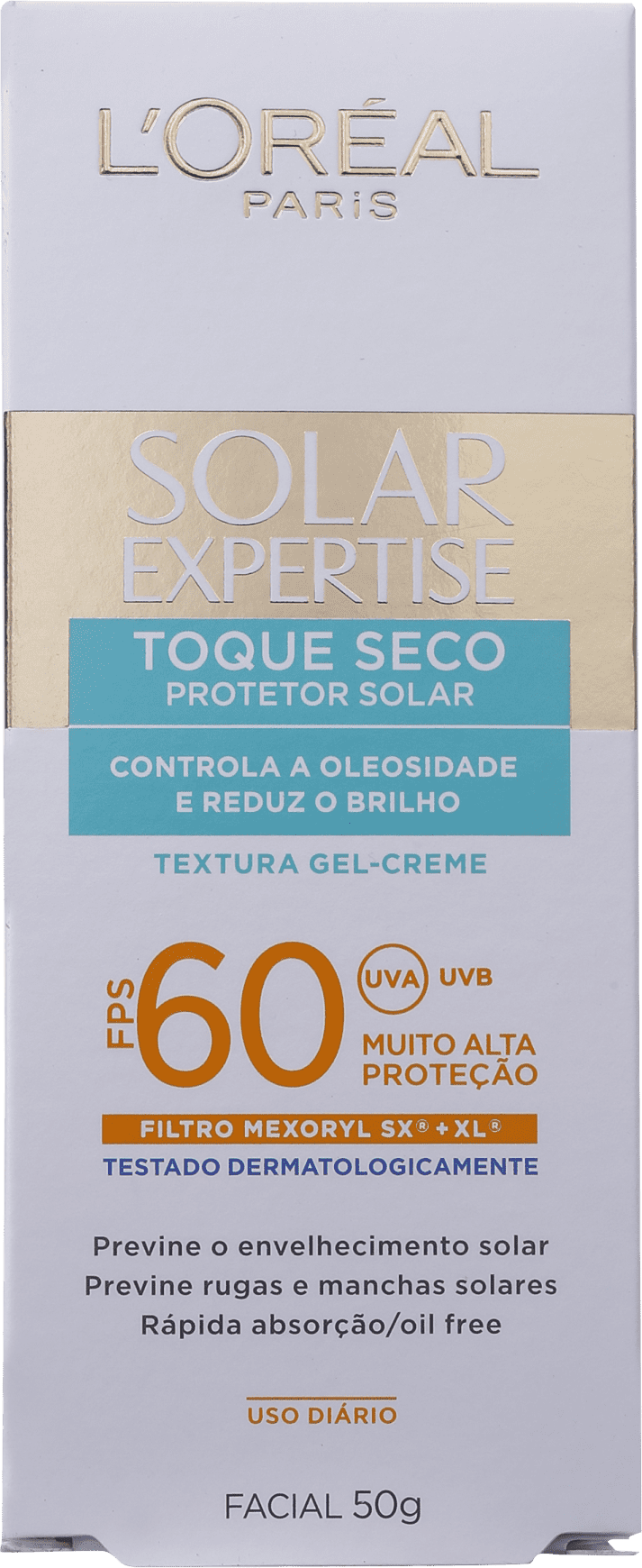L'Oréal Paris Solar Expertise Toque Seco FPS 60 - Protetor Solar Facial 50g