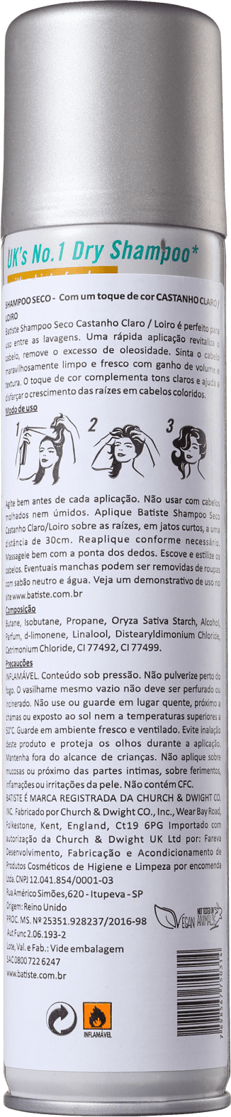Batiste Light Blonde - Shampoo a Seco 200ml