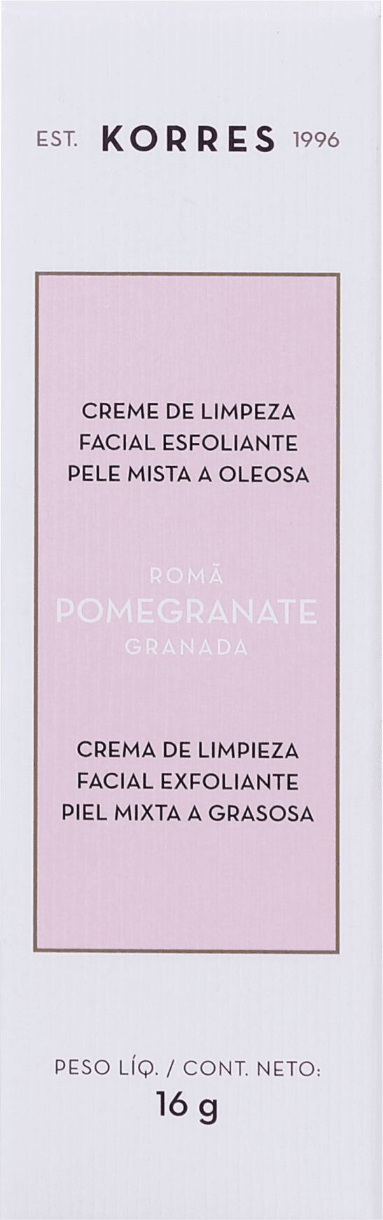 Korres Pomegranate - Creme de Limpeza Esfoliante 16g