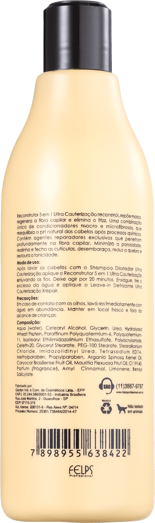 Felps Profissional XRepair Ultra Cauterização - Tratamento Reconstrutor 500ml