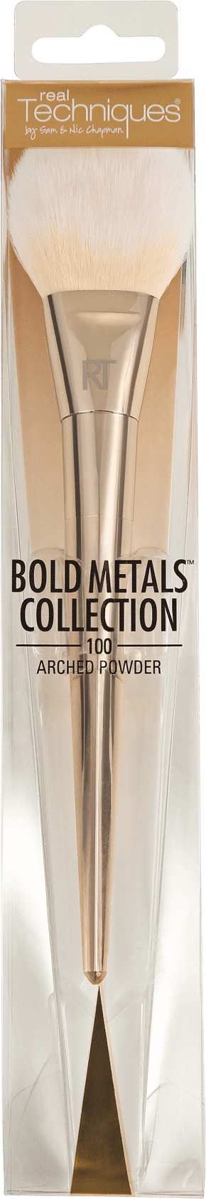 Real Techniques Bold Metals 100 Arched - Pincel para Pó