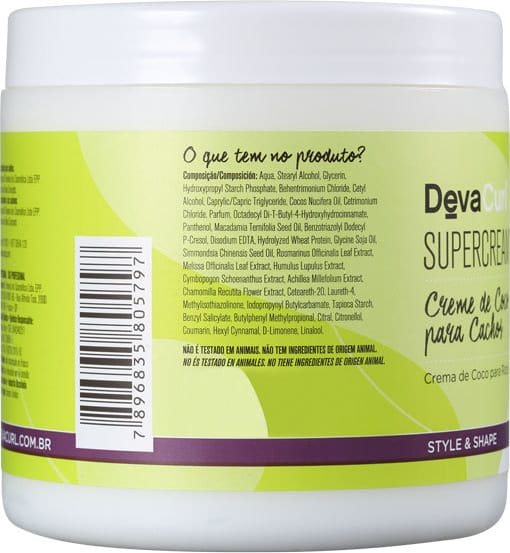 Deva Curl Supercream - Ativador de Cachos 500g
