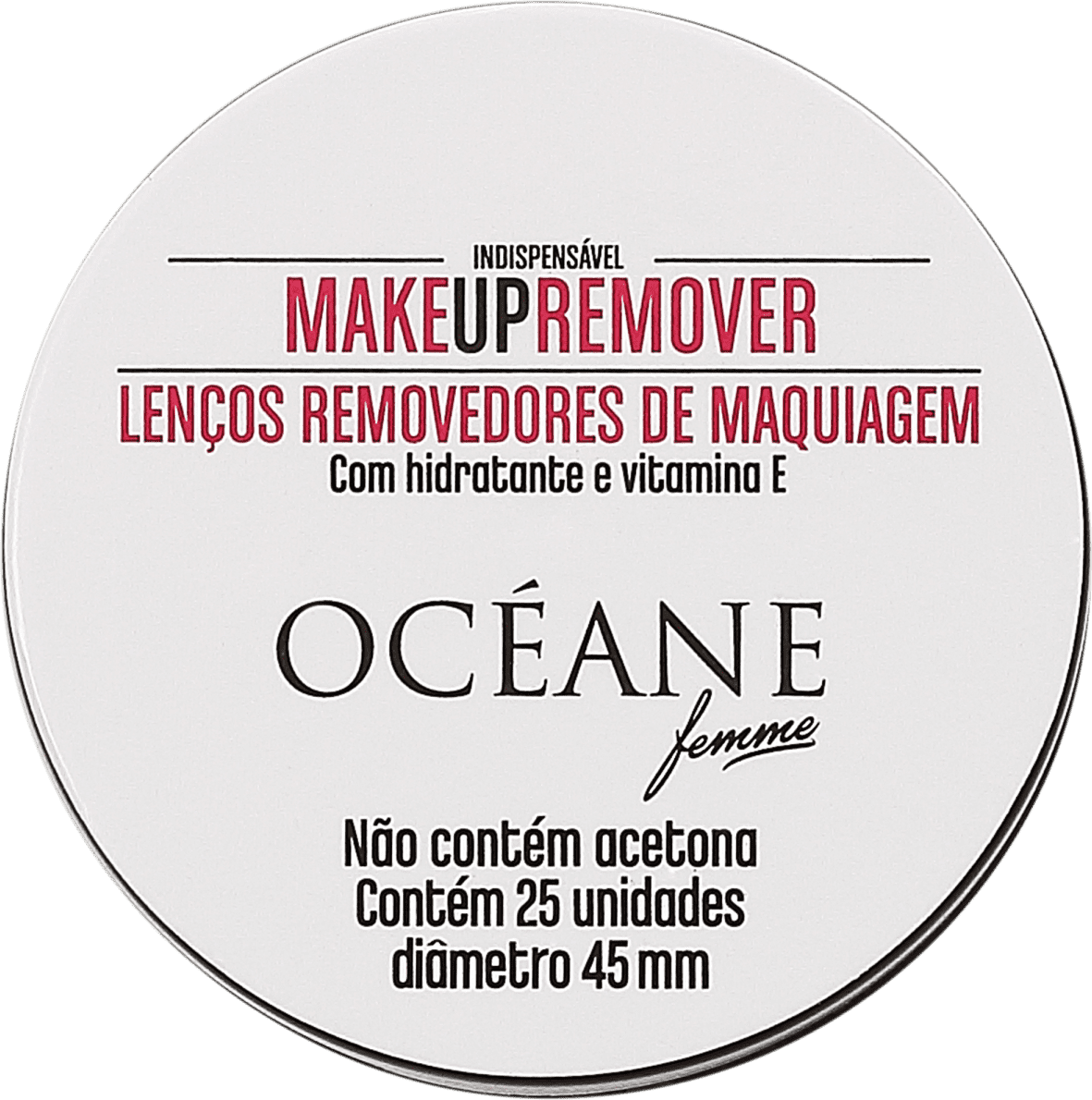 Océane Make Up Remover - Lenço Demaquilante (25 unidades)