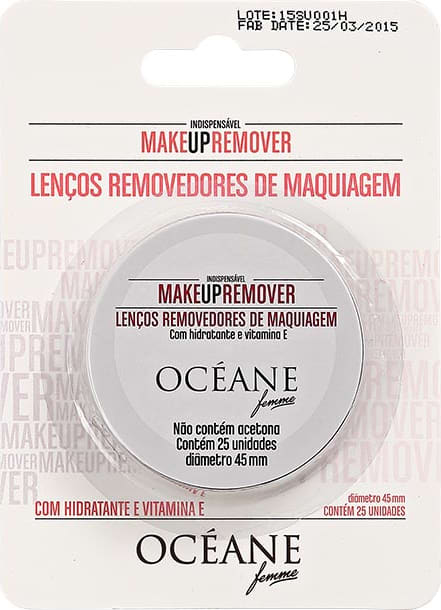 Océane Make Up Remover - Lenço Demaquilante (25 unidades)