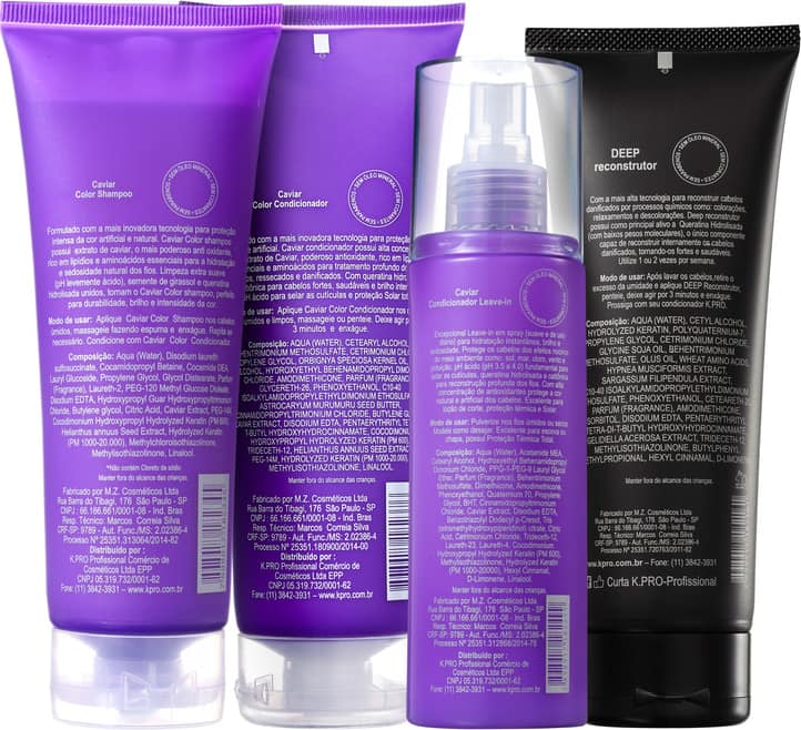 Kit K.Pro Caviar Reconstrução da Cor (4 Produtos)