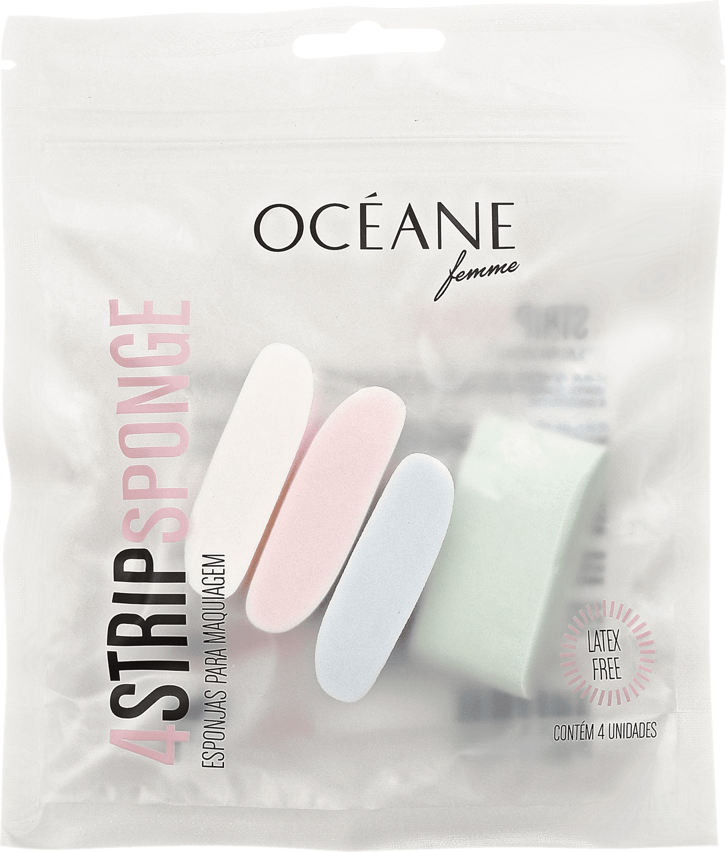 Océane 4 Strip Sponge - Esponja para Maquiagem (4 unidades)