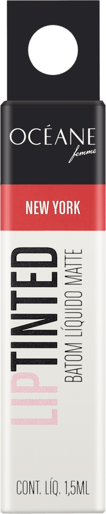 Océane Lip Tinted New York - Batom Líquido Matte 1,5ml