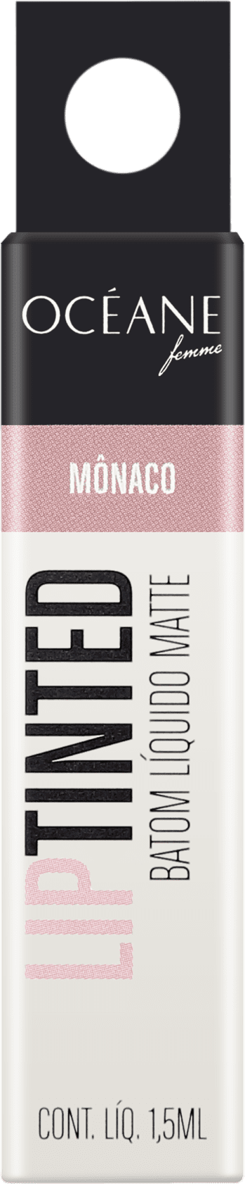 Océane Lip Tinted Mônaco - Batom Líquido Matte 1,5ml