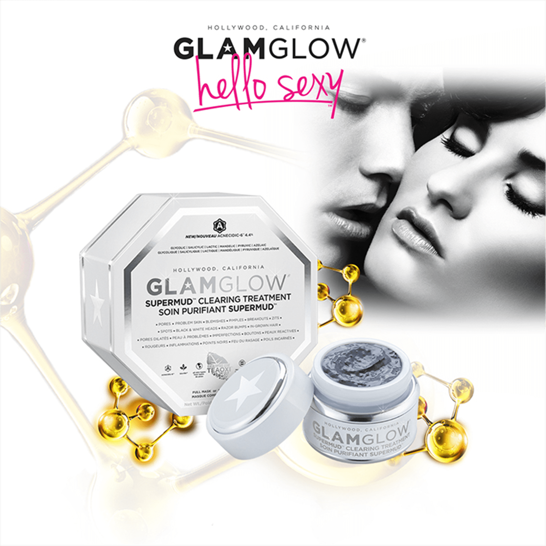 GlamGlow Supermud - Máscara Clareadora 34g
