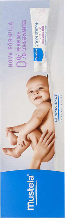 Mustela Bébé Creme Vitaminado Preventivo 123 - Creme para Assaduras 55g