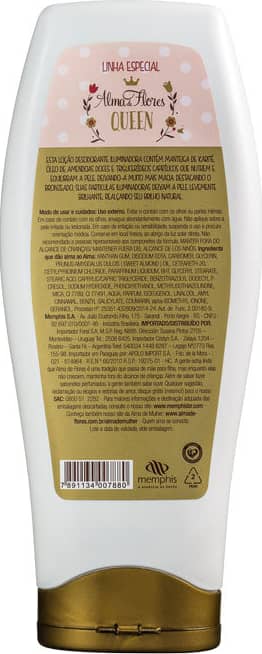 Alma de Flores Queen Iluminadora - Loção Hidratante Corporal 200ml