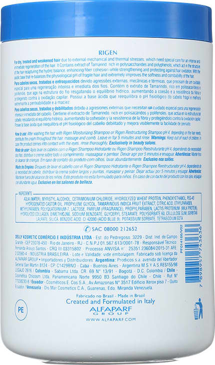 Alfaparf Rigen Tamarind Extract - Máscara Capilar 1000ml