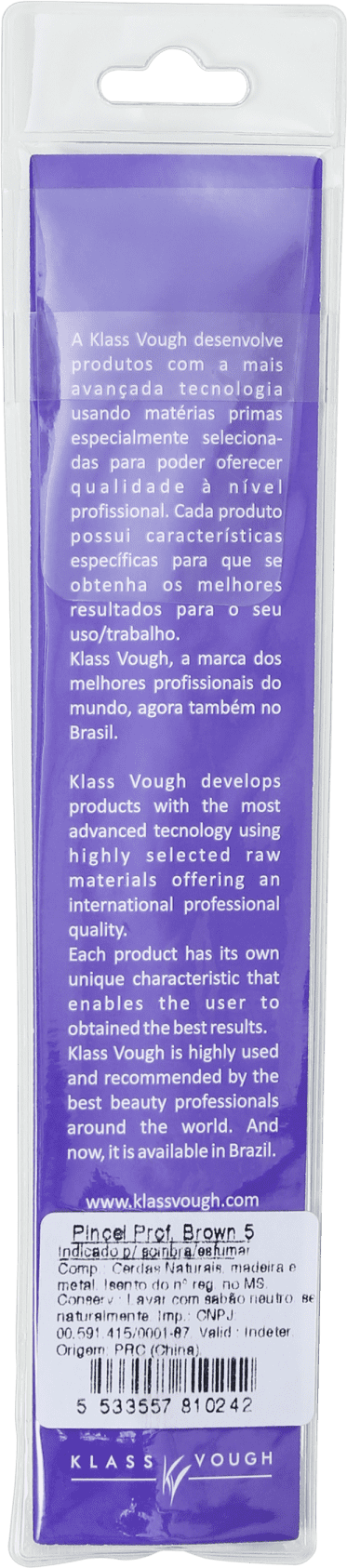 Klass Vough Brown Line 5 - Pincel para Sombra