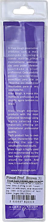Klass Vough Brown Line 31 - Pincel para Maquiagem